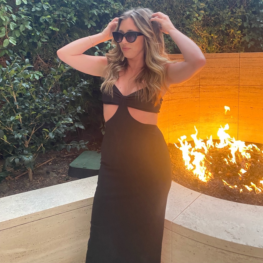 Sexy black dress
